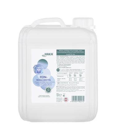HAKA delicate detergent liquid detergent for delicates silk & colored items 166 washes 5 l canister 5 l (1 pack)