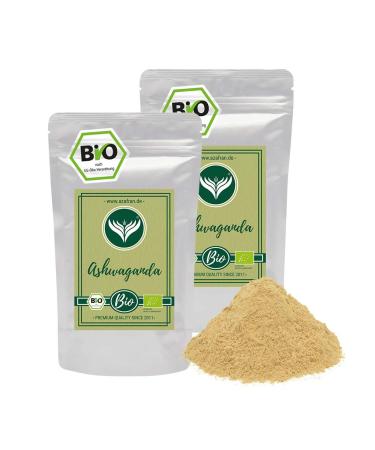 Azafran ORGANIC Ashwagandha Powder - Indian Ginseng (Symptom) ground 1kg 1 kg (1 pack)