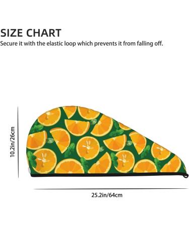Hair Towel Wrap | Quick-Dry Turban with Button | Orange Hair Drying Towel for Effortless Drying - Buy Online on GoSupps.com