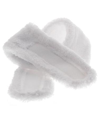 Cosmetic Microfiber Hairband | Kosmetex White Headband with Velcro | Hair Protection for Makeup Sports & Yoga - 68cm - Buy Online on GoSupps.com