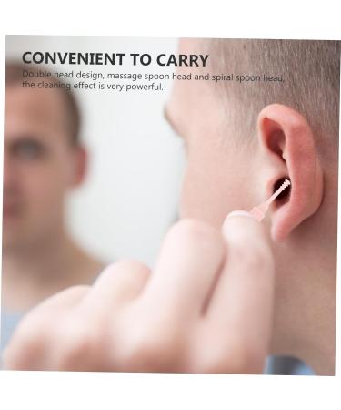 COOLHIYA 4 pcs Double-Head Spiral Ear Wax Removal Tools Ear Cleaning Kit Comfortable Massage Tip Picks for Home Use and Travel Random Color - Buy Online on GoSupps.com