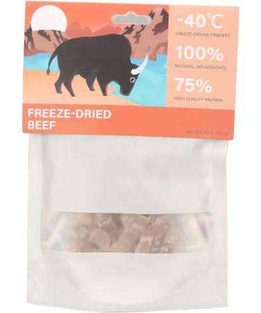 40g Freeze Dried Beef Pet Freeze Dried Food Treats for Cat Dog - Buy Online on GoSupps.com