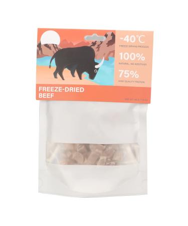 Pet Snacks Freeze Dried Diced Beef High Protein Pet Snacks Freeze Dried Diced Beef Treat Dog Freeze Dried Food Pets Nutritional Snacks for Dogs Cats