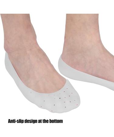 Shop Soft Silicone Socks - Foot Protector & Anti-Crack Care (White Small Code) | International Shipping - Buy Online on GoSupps.com