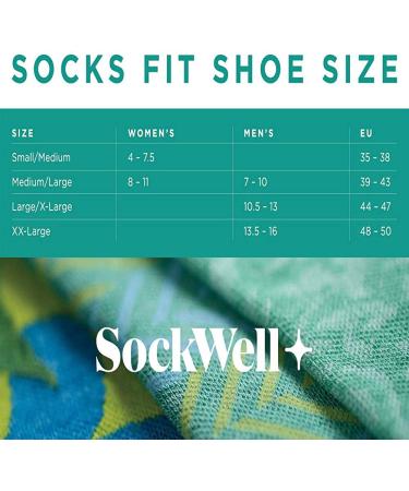 Sockwell Men's Sportster Graduated Compression Sock - Navy | Size Medium-Large - Buy Online on GoSupps.com