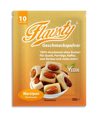 Flavsty Marzipan flavour powder sample 50g bag (10 portions) Vegan flavour powder without sugar - aroma powder - flavour powder - Buy Online on GoSupps.com