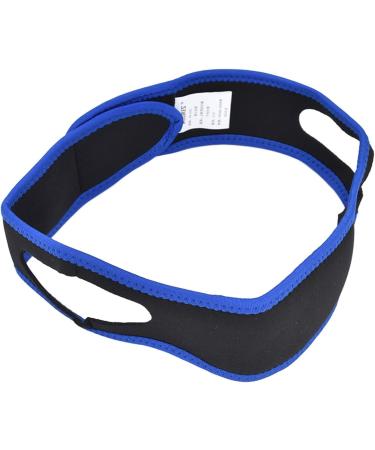Buy Anti Snoring Chin Strap | Adjustable & Breathable Anti Snoring Devices for Men & Women - Blue Black - Buy Online on GoSupps.com