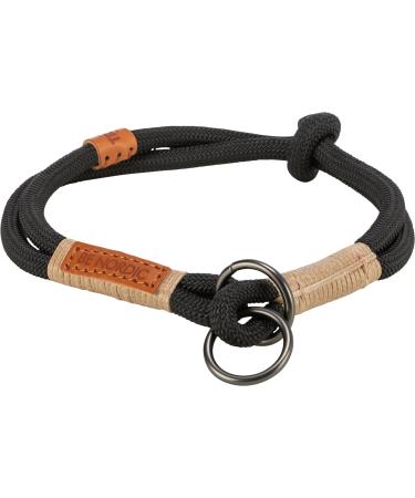 Trixie Zug -Stop Hundehalbande Nordic M Black/Sand - Comfortable dog collar for medium -sized dogs with train limitation - Robust & Elegant - 17275 Black/Sand M - Buy Online on GoSupps.com
