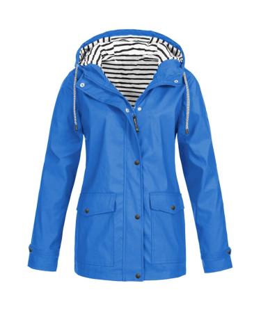 Genetic women's winter jacket jacket winter color variants warm bomber jacket quilted jacket winter coat synthetic fur down jacket ladies jacket ladies coat autumn long vest women autumn blue 3xl