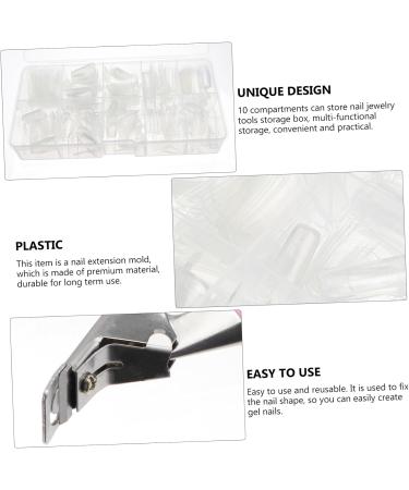 DOITOOL 2 Boxes Nail Art Box Nail Art Tools Fake Nail Sheets Nail Kit Nail Art Kit Coffin Nail Tip Nail Files Nail Brush Nail Beauty Accessory Acrylic Manicure Tools Fake Nail Patch Suite - Buy Online on GoSupps.com