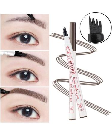 Allbesta 1 x Makeup Microblading Tattoo Eyebrow Pencil Waterproof Tattoo 3d Fine Sketch Eyebrow Tint Stamp - Buy Online on GoSupps.com