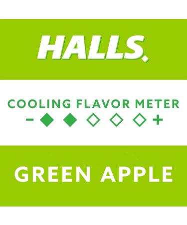 HALLS Throat Soothing Green Apple Cough Drops Economy Pack 80 Drops (Pack of 2) - Buy Online on GoSupps.com