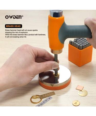OWDEN Jewelry Metal Stamps Hammer Set for Family Craft Working - Brass, Steel & Nylon Hammers for Jewelry Stamping & Leather Tooling - Buy Online on GoSupps.com