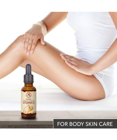 Vitamin E Oil 30ml - Natural Skin & Hair Care | Rich in Vitamin E Cosmetics Oil for Face & Body - Buy Online on GoSupps.com