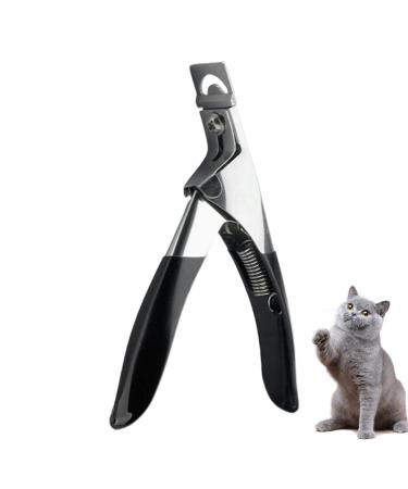 Fingernail Cutter U Shape Manicure Scissors with Handle - Nail Trimmer for Nail Care Curved Cutter Nail File for Trimming & Grooming Easy to Use Nail Care Tristo