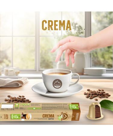 La Natura Lifestyle CAF BIO CREMA 60 coffee capsules compatible with Nespresso capsule machines | 100% industrially compostable | Environmentally friendly | - Buy Online on GoSupps.com