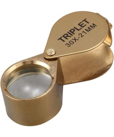 Professional Portable 30X 21Mm s Magnifier Foldable Gold Eye Loupe Full of Stars - Buy Online on GoSupps.com