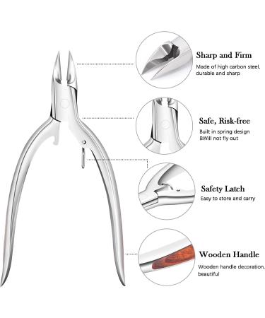 Sharp Ingrown Toenail Clippers Precision Toenail Clippers for Thick and Ingrown Nails Stainless Steel Nail Clipper Scissors Cutter Basic Nail Clipper - Buy Online on GoSupps.com