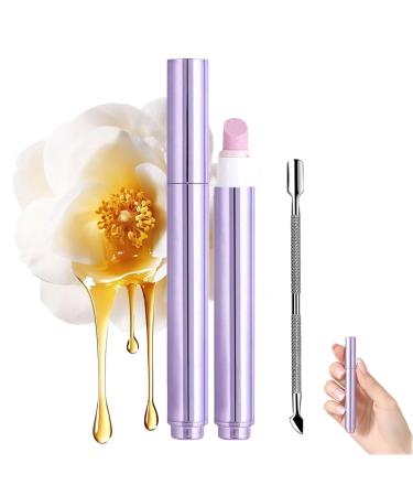 Stylo repousse-cuticules en c ramique nouveau stylo huile pour ongles 3 en 1 am lior (2025) crayon cuticules repousse-huile pour ongles incarn s (1pcs)