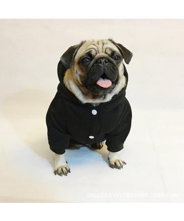 Lifewheel Dog Coat & Cat Sweater - Warm Winter Hoodie for Small Dogs - Stylish Pet Clothing (Black Size S) - Buy Online on GoSupps.com
