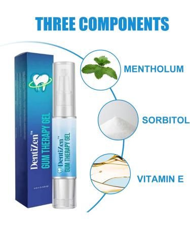Dentiz Gums Therapy Gel & Tooth Whitening Set - Sensitive Teeth Stain Remover (5PC) | Effective Dental Care Solutions - Buy Online on GoSupps.com