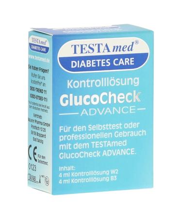 TESTAMED GlucoCheck Advance control solution 4 ml