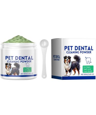 Shakven Green Powder for Dogs Teeth | 80g Gentle Green Powder Dog Stain Remover Dog Breath Freshener Teeth Care Products Safe Plaqueoff Powder for All Dog Types - Buy Online on GoSupps.com