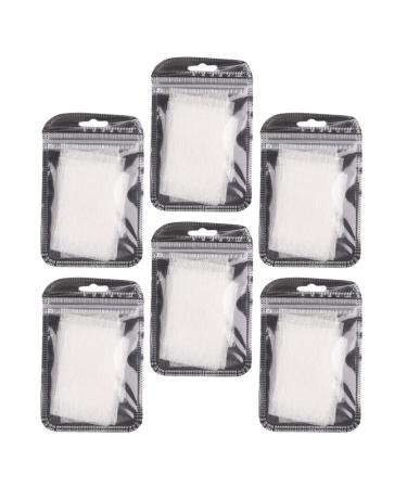 Beaupretty 60 pieces fiberglas nail extension fiber non -woven French fingernail warp magical fingernails expansion silk tools false manicure salon or home use