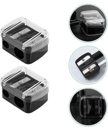 2pcs Dual Hole Eyeliner Sharpeners for Lip, Eyebrow, and Eye Pencils - Buy Online on GoSupps.com
