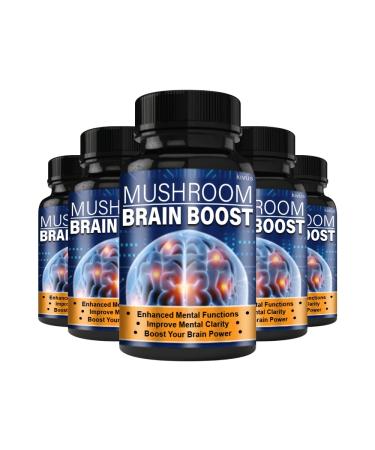 kivus Brain Boost - Mushroom Brain Boost 5 Pack