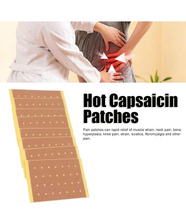 40pcs Capsaicin Back Pain Relief Patches for Muscle Strain - Breathable Stickers for Discomfort Removal - Buy Online on GoSupps.com