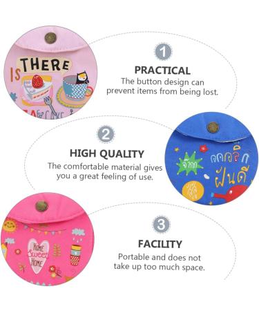 Aboofan 6-Piece Women's Breastfeeding & Motherhood Coin Wallet | Multifunctional Storage for Napkins & Pads - Buy Online on GoSupps.com