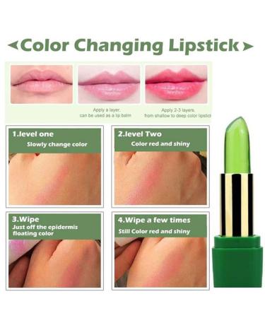 Aloe Vera Lipstick Set - Long Lasting, Moisturizing & Color Changing (3 Pcs) - Buy Online on GoSupps.com