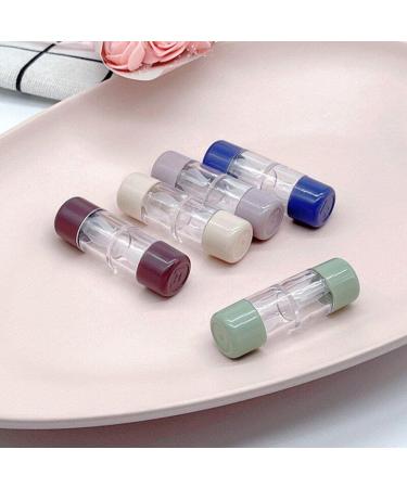5pcs Colored Contact Lenses Case Set | Travel Kit for Eye Contacts | L&R Lens Container - Buy Online on GoSupps.com