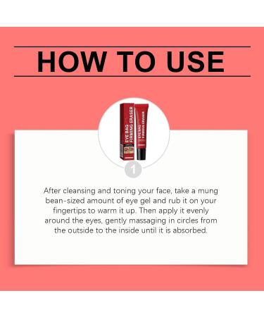 Instant Eye Tightener & Under Eye Cream - Quick Fix for Bags & Puffiness Cooling Gel Formula for a Refreshed Tighter-Looking Eye Area Perfect Before Events or Daily Use (1 20ml) 1 Ounce (Pack of 1) 1 - Buy Online on GoSupps.com