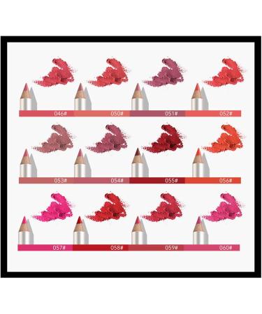 Lip Liner Pencil 12 Colors with Silky Texture Smudge-Proof for Lip Makeup - Pencil for - for Women Friends Family Sister and Girlfriend Dates and Parties - Buy Online on GoSupps.com