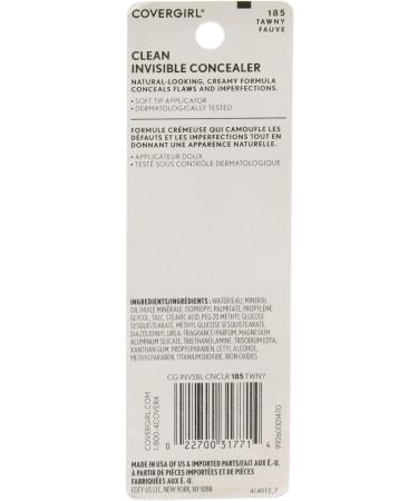 CoverGirl Invisible Concealer 185 Tawny - 0.32 oz | Long-Lasting Full Coverage - Buy Online on GoSupps.com