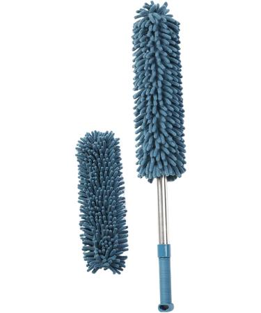 Adjustable Telescopics Dusters Dusting Brush with Washable Pad for Home Cleans Soft Heads - Buy Online on GoSupps.com