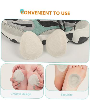 NOLITOY 20 Pairs Felt Foot Pad Gel Insoles for Women | Comfortable Forefoot Pads for High Heels & Kitten Heels | Ball of Foot Support & Shoe Pads - Buy Online on GoSupps.com