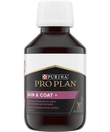 PRO PLAN Cat Skin and Coat Supplement | Skin health support lustrous coat | with salmon oil linseed oil omega 3 omega 6 vitamin E | Adult and Senior cats | Oil 150 ml Cat Supplements 150 ml (Pack of 1) - Buy Online on GoSupps.com