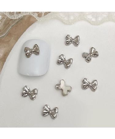 Personalized Accessories 3D Metal 20pcs Bowknot Decorations For Looks 08 Gold - Buy Online on GoSupps.com