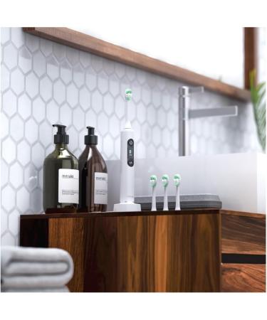 Buy Vertenz Crystal 30 White Electric Toothbrush | 4 Brush Heads Travel Case 2-Minute Timer 5 Modes & Pressure Control for Healthy Gums | International Shipping Available - Buy Online on GoSupps.com