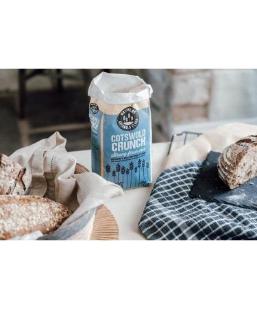 Matthews Cotswold Strong Crunch Flour 1.5Kg Strong flour mix for Bread & Rolls with Malt Flakes - Buy Online on GoSupps.com