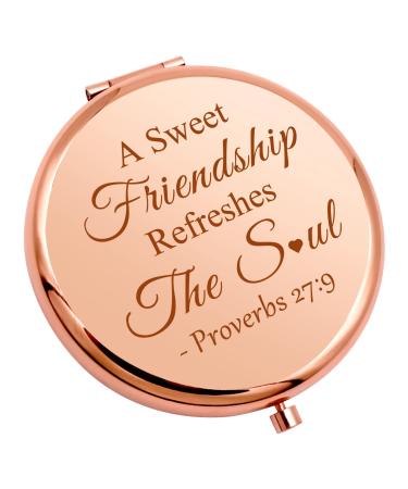 Bible Verse Gift Christian Gift for Women Compact Makeup Mirror Religious Gift for Girl Inspirational Gift Friendship Gift Baptism Gift Pocket Makeup Mirror Easter Prayer Gift Birthday Gift for Friend Bible Verse Gifts 3 - Buy Online on GoSupps.com