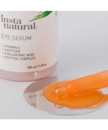 InstaNatural Youth Restoring Eye Serum 1 fl oz - Anti-Aging Eye Treatment for Dark Circles & Puffiness - Buy Online on GoSupps.com