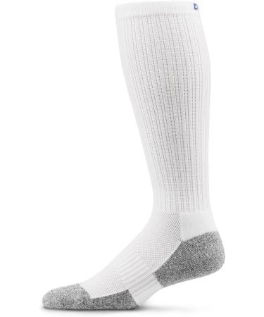 Dr. Comfort Diabetic Over the Calf Socks - White X-Large (1 Pair) - Comfortable & Supportive - Buy Online on GoSupps.com