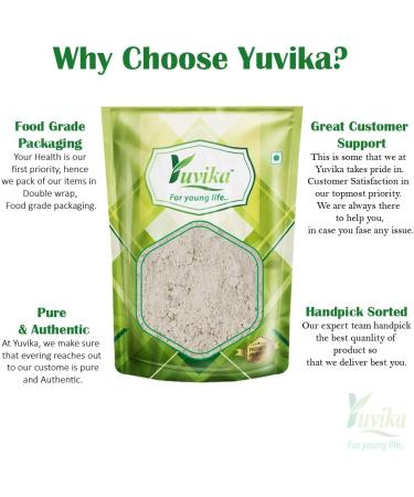 YUVIKA Black Kaunch Seeds Powder - 200g (Mucuna Pruriens) | Cowhage Without Peel - Buy Online on GoSupps.com