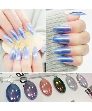 Holographic Rainbow Nail Glitter Powder for Chrome Manicure - Neon Effect Flakes Decoration - Buy Online on GoSupps.com