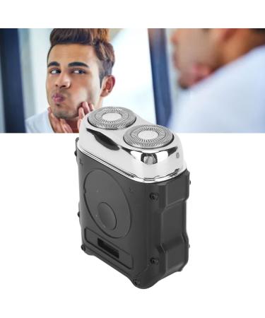 Electric Mini Beard Trimmer IPX6 Double Mesh 400mah Type C Interface Portable Rechargeable Beard Clipper Pocket Size Beard Trimmer - Buy Online on GoSupps.com