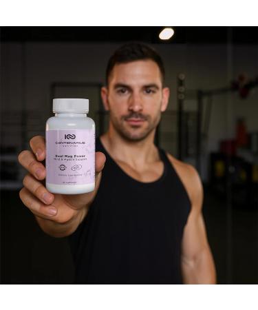 Centenarius Nutrition Dual Mag Power Advanced Magnesium Complex with Magtein & TRAACS for Focus Sleep Muscle Recovery & Energy Balance - Buy Online on GoSupps.com